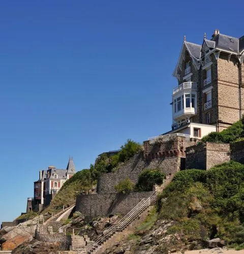 Vue sur la côte de Dinard